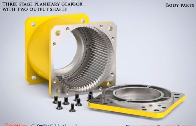 三级行星齿轮减速电机（机械，电器设备）