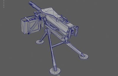 榴弹枪 自动榴弹发射器 榴弹机枪塌陷模型