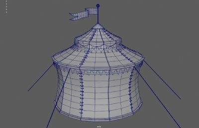 马戏团帐篷 营帐 古代游牧民族帐篷