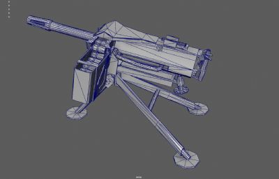 榴弹枪 自动榴弹发射器 榴弹机枪塌陷模型