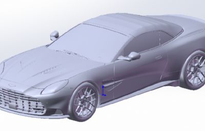 阿斯顿·马丁Volante汽车solidwork模型