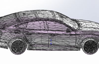 奥迪S5汽车solidworks模型