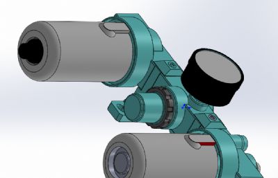 气动三连件三维模型设计