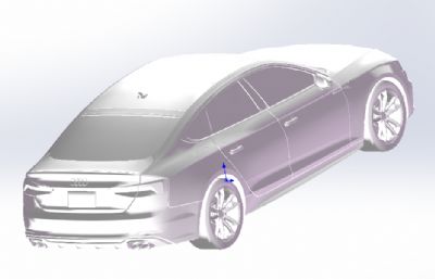 奥迪S5汽车solidworks模型