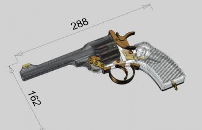 韦伯利MK4型点38口径大英帝国的左轮手枪