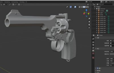 韦伯利MK4型点38口径大英帝国的左轮手枪