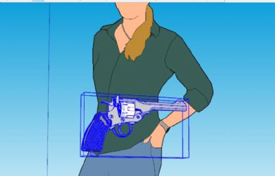 韦伯利MK4型点38口径大英帝国的左轮手枪