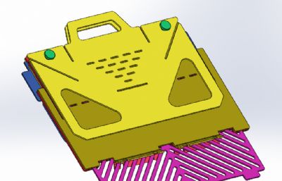 可折叠壁炉三维模型