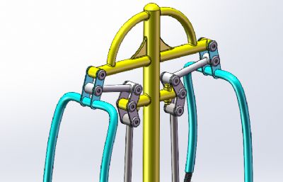 健身器材之胸肌训练器