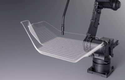 汽车脚垫注塑一体成型机 机械臂生产流程 C4D+OC