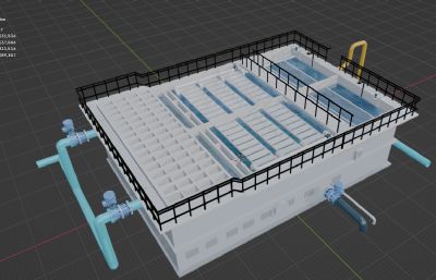 水厂一体化滤池净水池