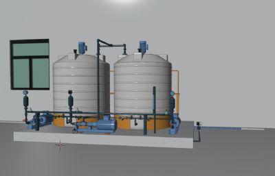 水厂活性炭加药间