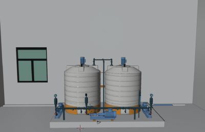 水厂活性炭加药间