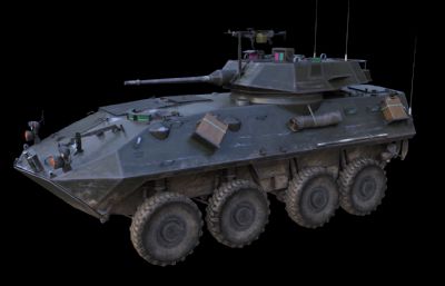 装甲车 装甲输送车 步兵战车塌陷模型