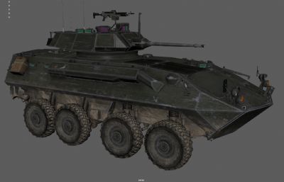 装甲车 装甲输送车 步兵战车塌陷模型