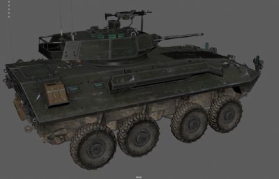 装甲车 装甲输送车 步兵战车塌陷模型