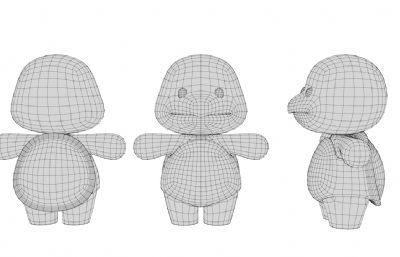 有绑定的可爱卡通乌龟 Q版拟人乌龟