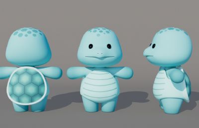 有绑定的可爱卡通乌龟 Q版拟人乌龟