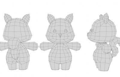 卡通松鼠 Q版松鼠 拟人松鼠