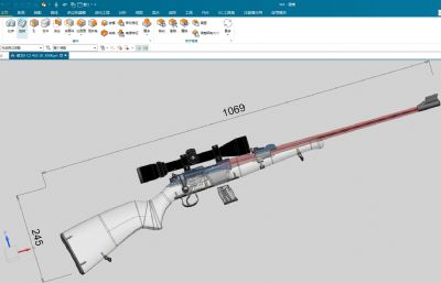 健卫仿捷克8CZ 452-2E ZKM卡宾枪