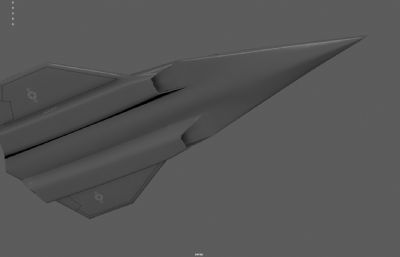 科幻无人侦察机 隐身战机 飞行器