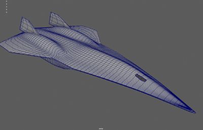 科幻无人侦察机 隐身战机 飞行器