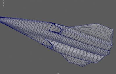 科幻无人侦察机 隐身战机 飞行器