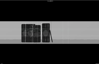 三星Galaxy s26/s26 ultra/s26 edge系列手机组合模型,OC渲染