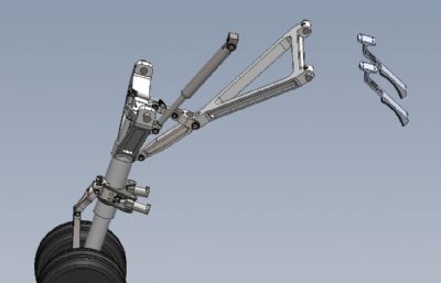 波音747飞机起落架