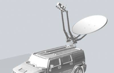 带雷达的悍马H2