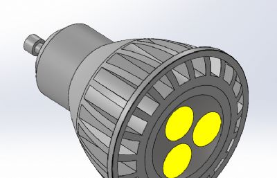 LED暖白色GU10吸顶灯