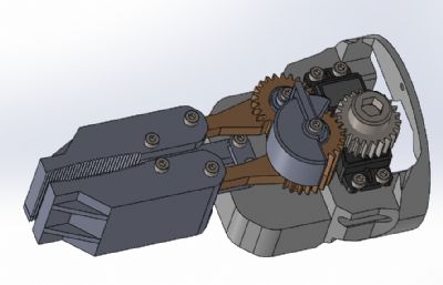 伺服抓取器结构