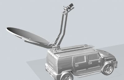 带雷达的悍马H2