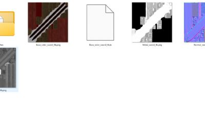汉剑 古代战剑 中式古剑塌陷模型