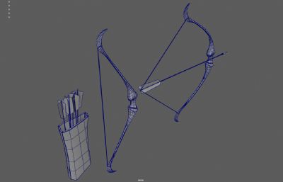 古代弓箭 长弓 弓弩 弩箭