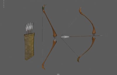 古代弓箭 长弓 弓弩 弩箭