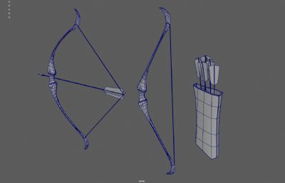 古代弓箭 长弓 弓弩 弩箭