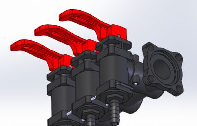 家用供水阀门组件设计