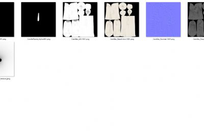 白色蜡烛 烛光 烛台