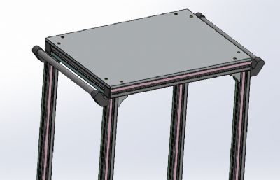 型材组装的推车