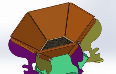 金属板制成的火坑