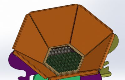 金属板制成的火坑