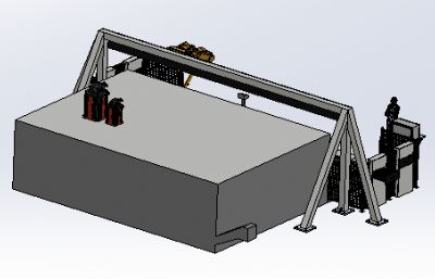 机器人辅助数控雕刻机工作台