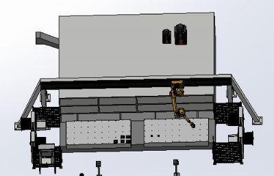 机器人辅助数控雕刻机工作台