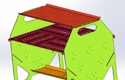 金属栅栏烧烤架