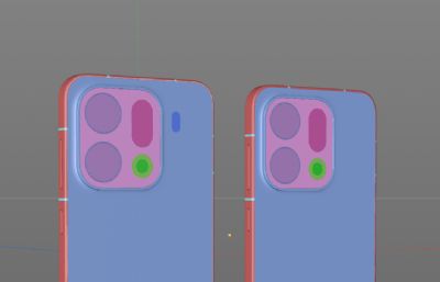 OPPO Find X9/OPPO Find X9 Pro手机外观C4D模型