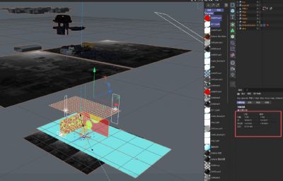 AI科技感芯片穿梭C4D电路板 算力智能内部结构电流数码电商