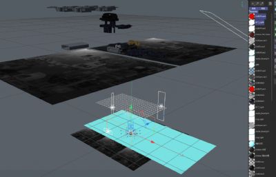 AI科技感芯片穿梭C4D电路板 算力智能内部结构电流数码电商