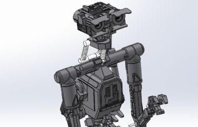 三角履带轮底盘人形机器人