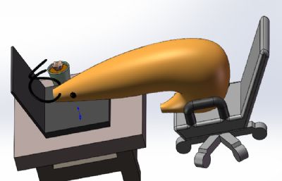 神奇的大虾看电脑